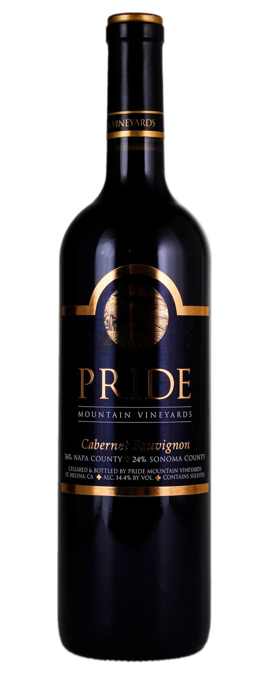 Pride Mountain Vineyards Cabernet Sauvignon 2018  Front Bottle Shot