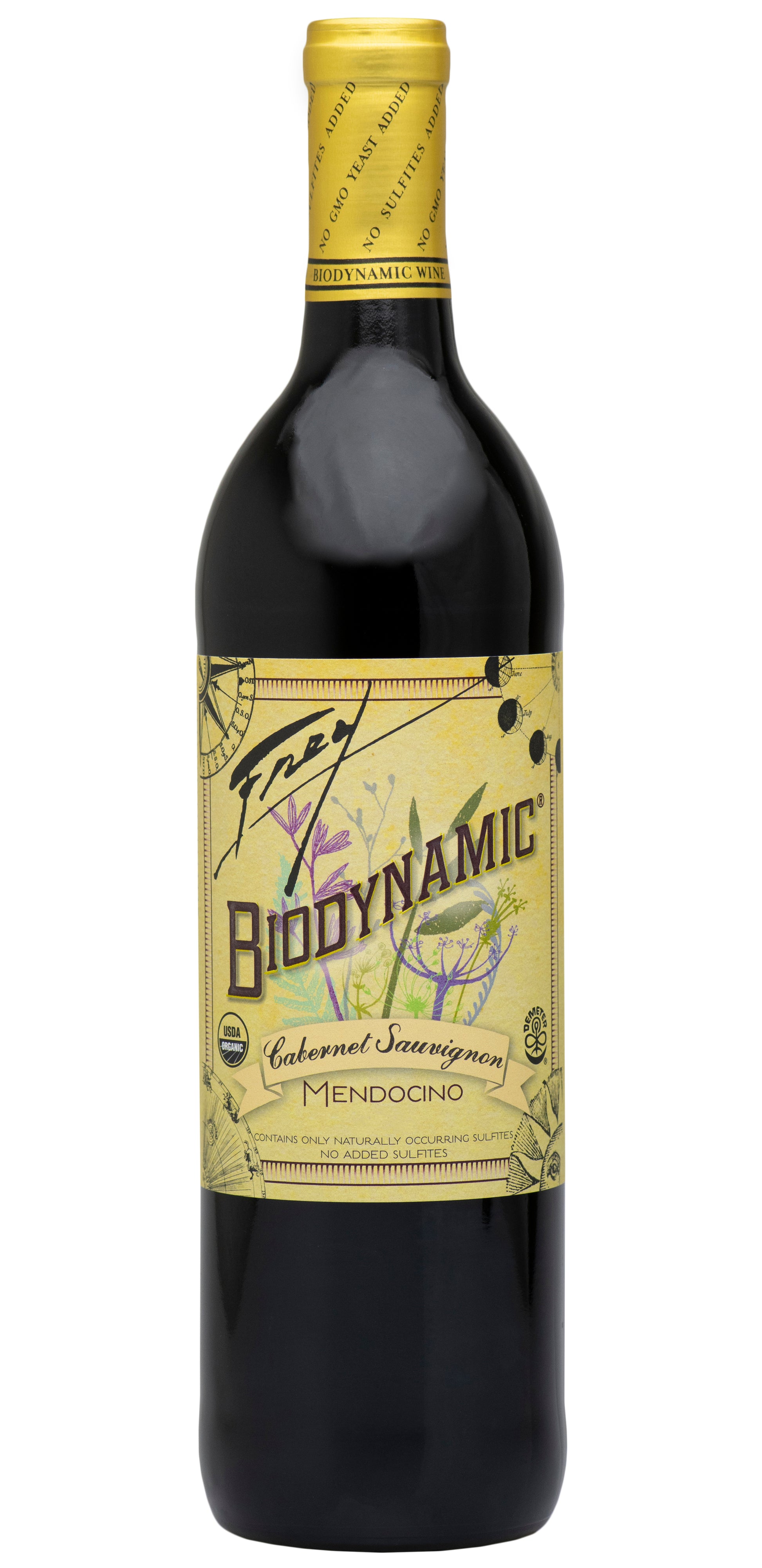 Frey Biodynamic Cabernet Sauvignon 2020  Front Bottle Shot