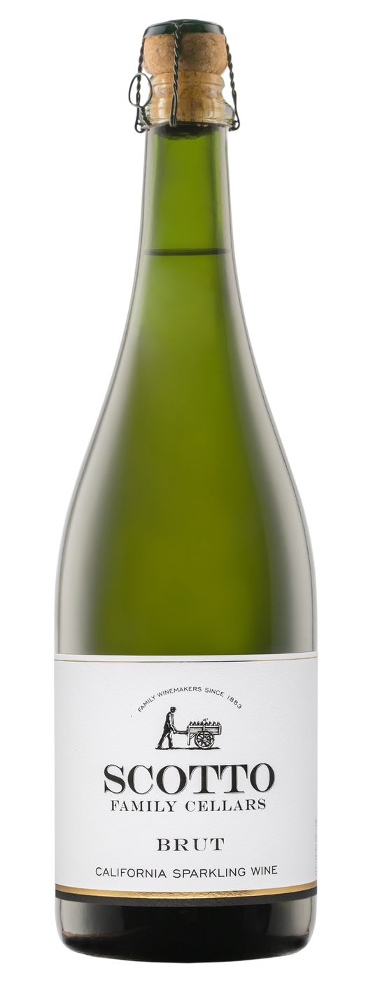 Scotto Family Cellars Brut  Front Bottle Shot
