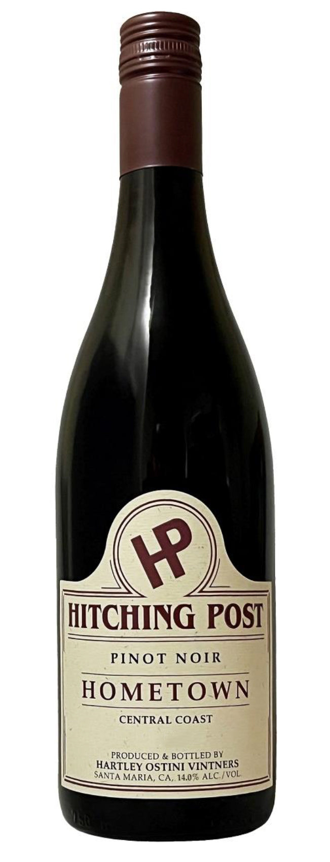 Hitching Post Hometown Pinot Noir 2022  Front Bottle Shot