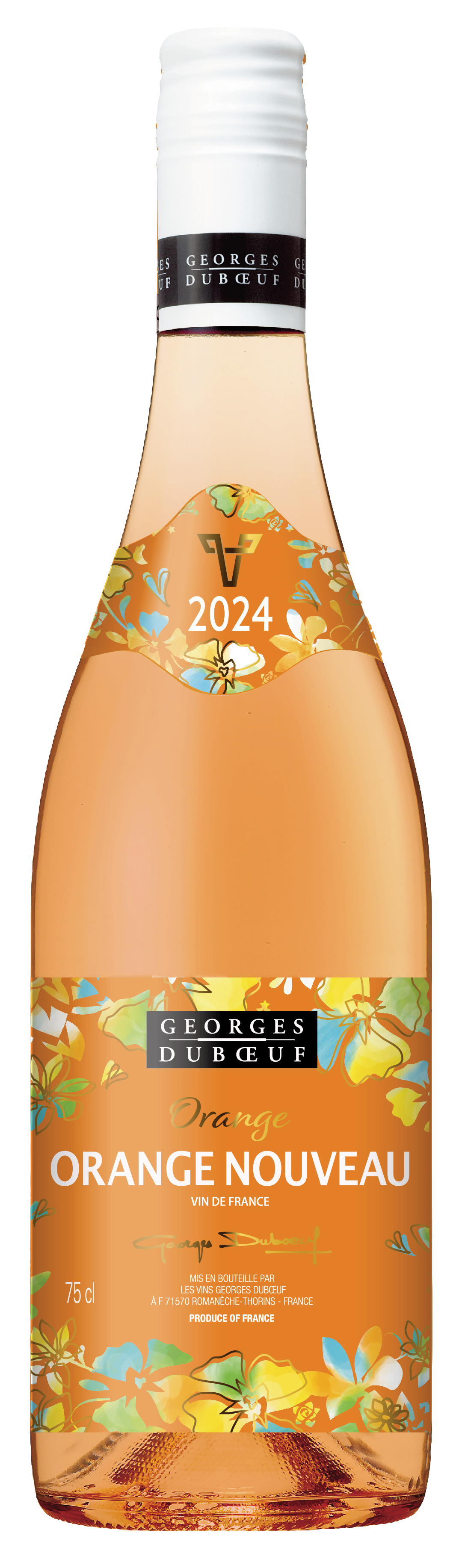 Duboeuf Orange Nouveau 2024  Front Bottle Shot