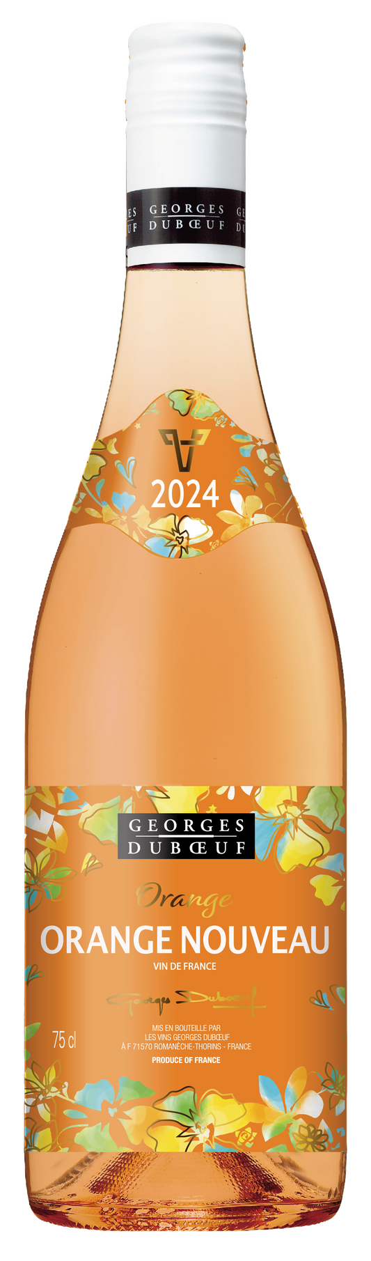 Duboeuf Orange Nouveau 2024  Front Bottle Shot
