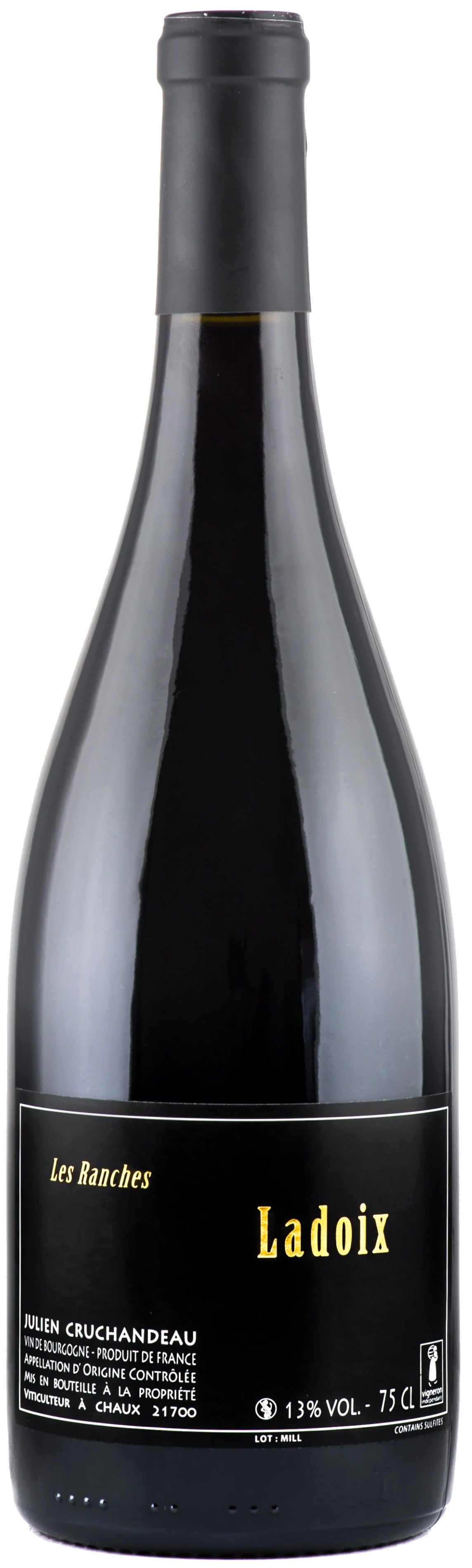 Julien Cruchandeau Ladoix Les Ranches 2022  Front Bottle Shot