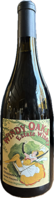 Windy Oaks Santa Lucia Highlands Chardonnay 2020  Front Bottle Shot