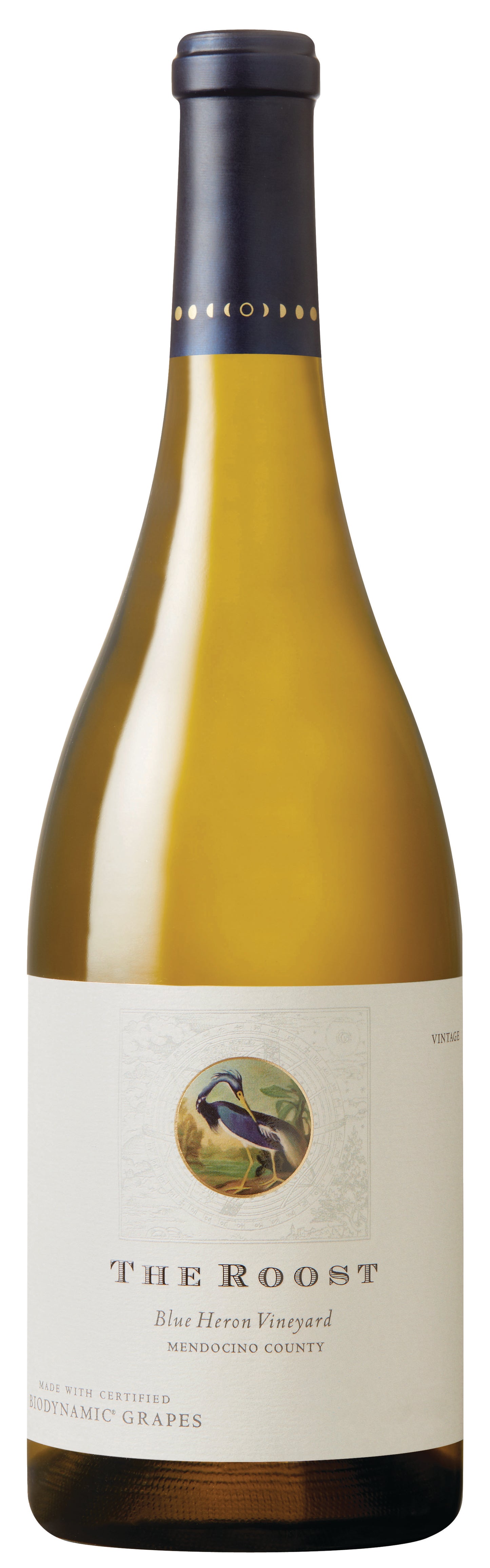 Bonterra The Roost Biodynamic Single Vineyard Chardonnay 2022  Front Bottle Shot