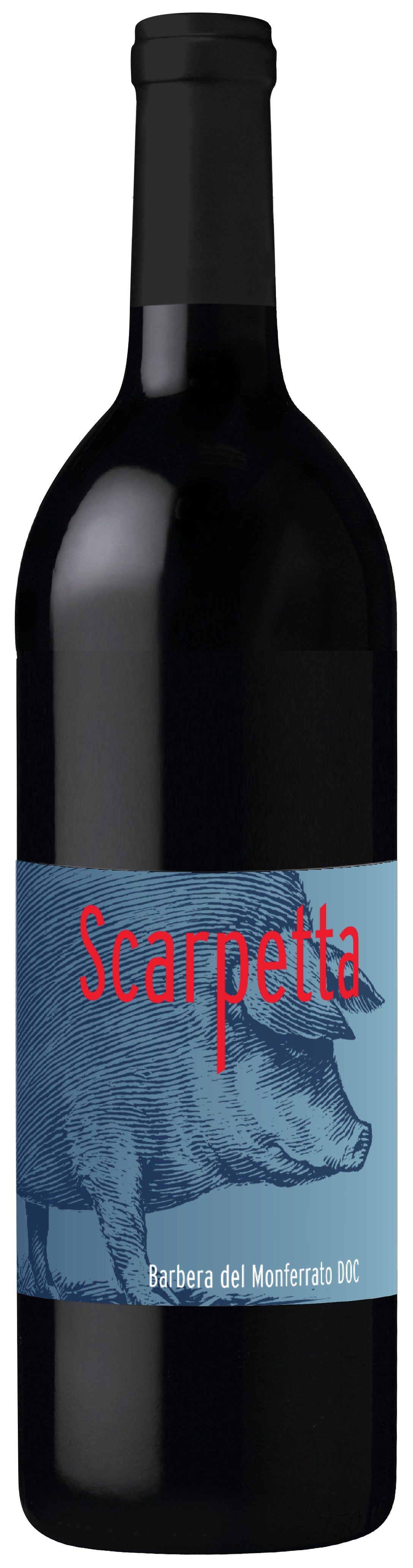 Scarpetta Barbera del Monferrato 2023  Front Bottle Shot