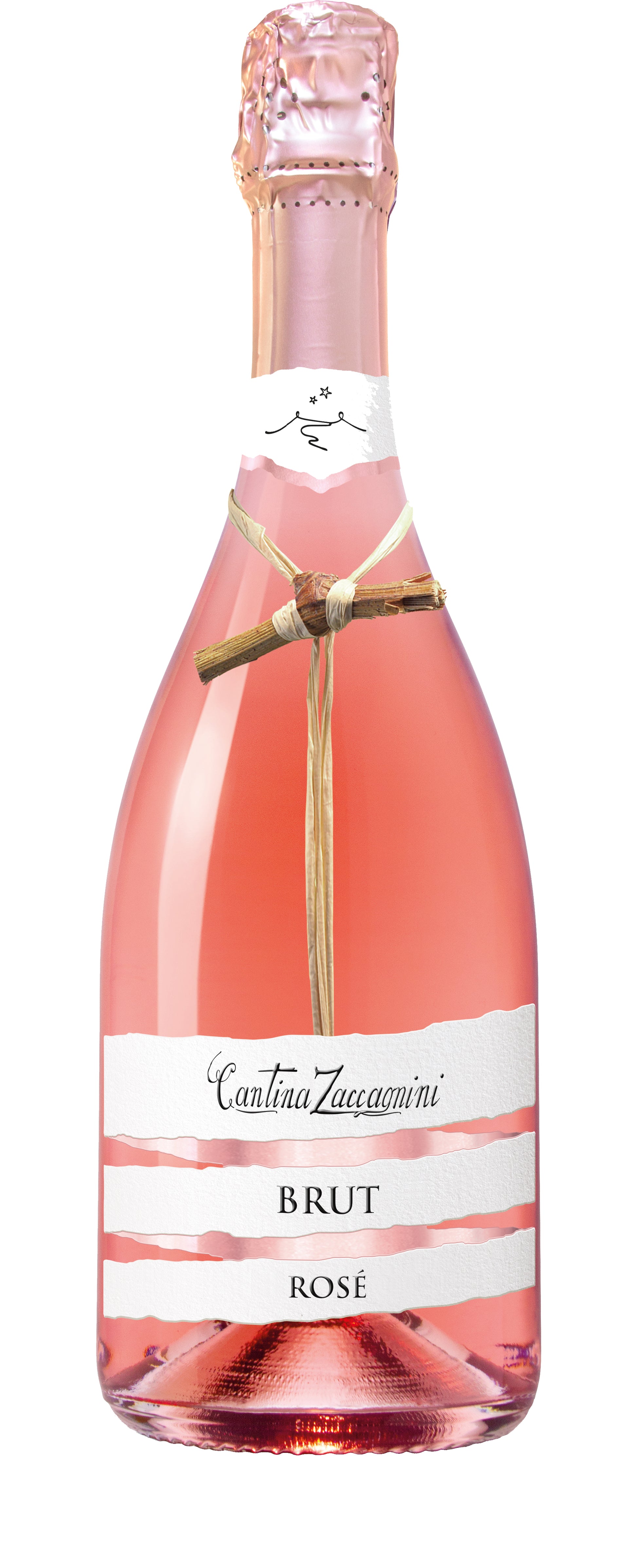 Zaccagnini Brut Rose  Front Bottle Shot