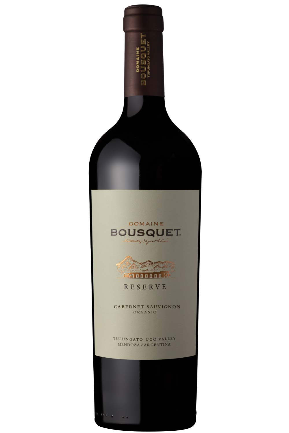 Domaine Bousquet Reserve Organic Cabernet Sauvignon 2022  Front Bottle Shot