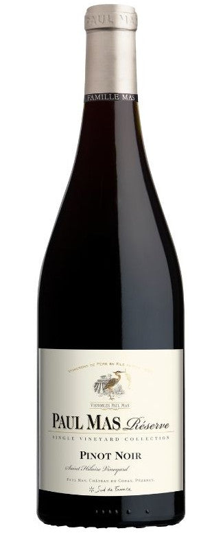 Paul Mas Reserve Pinot Noir 2022  Front Bottle Shot