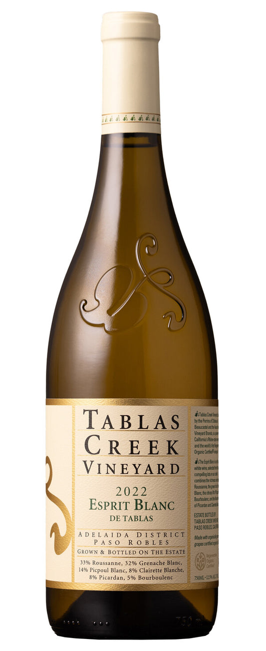 Tablas Creek Esprit de Tablas Blanc 2022  Front Bottle Shot