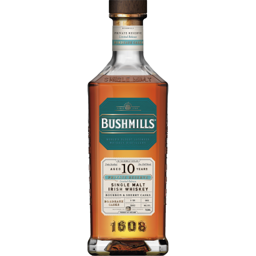 Bushmills Private Reserve 10 Year Old: Bordeaux Casks 2012 Vintage Irish Whiskey