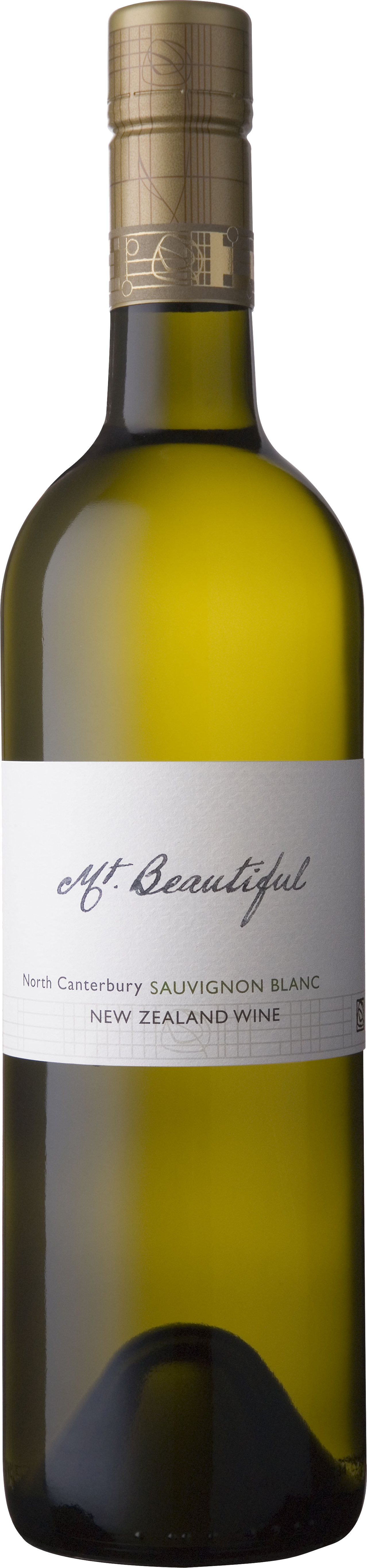 Mt. Beautiful Sauvignon Blanc 2022  Front Bottle Shot