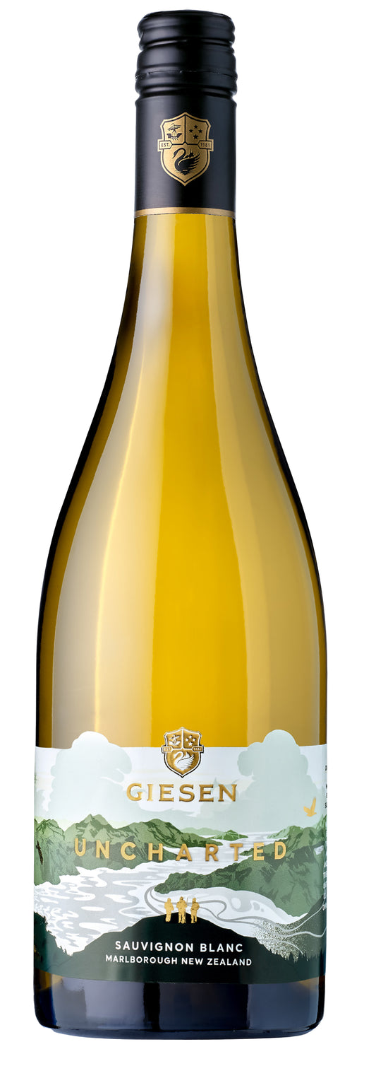 Giesen Uncharted Sauvignon Blanc 2022  Front Bottle Shot