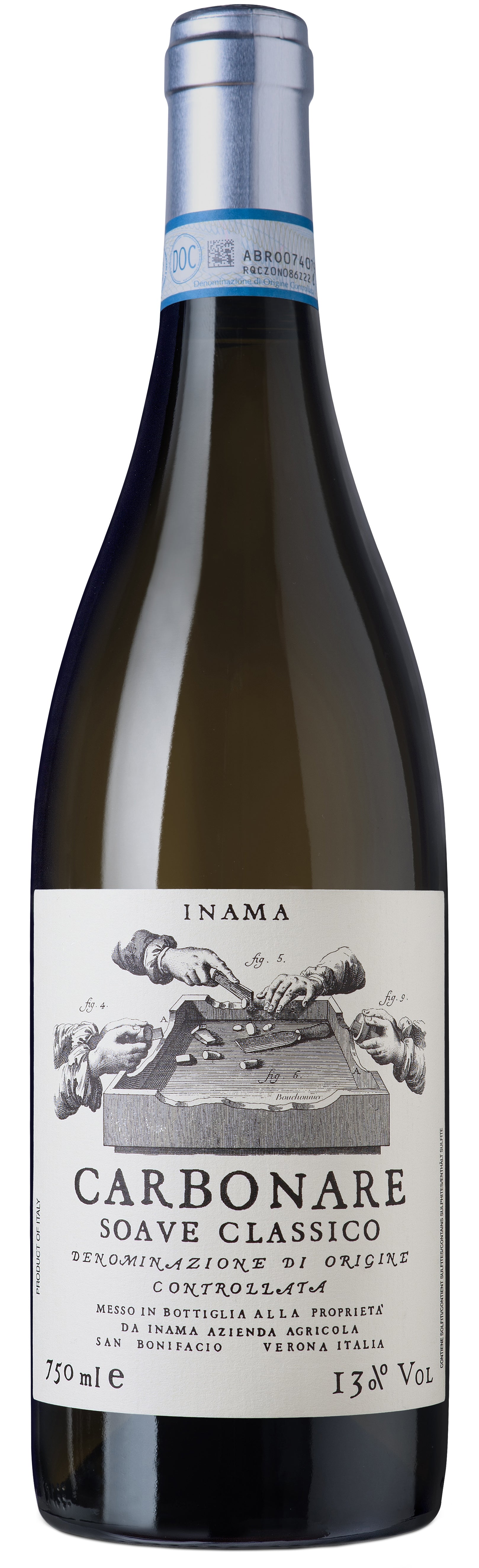 Inama Vigneti di Carbonare Soave Classico 2020  Front Bottle Shot