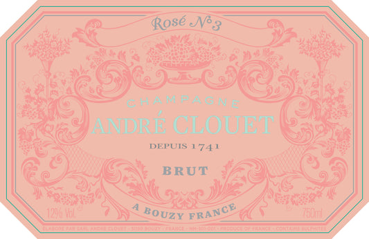 Champagne Andre Clouet Brut Rose No. 3 (1.5 Liter Magnum)