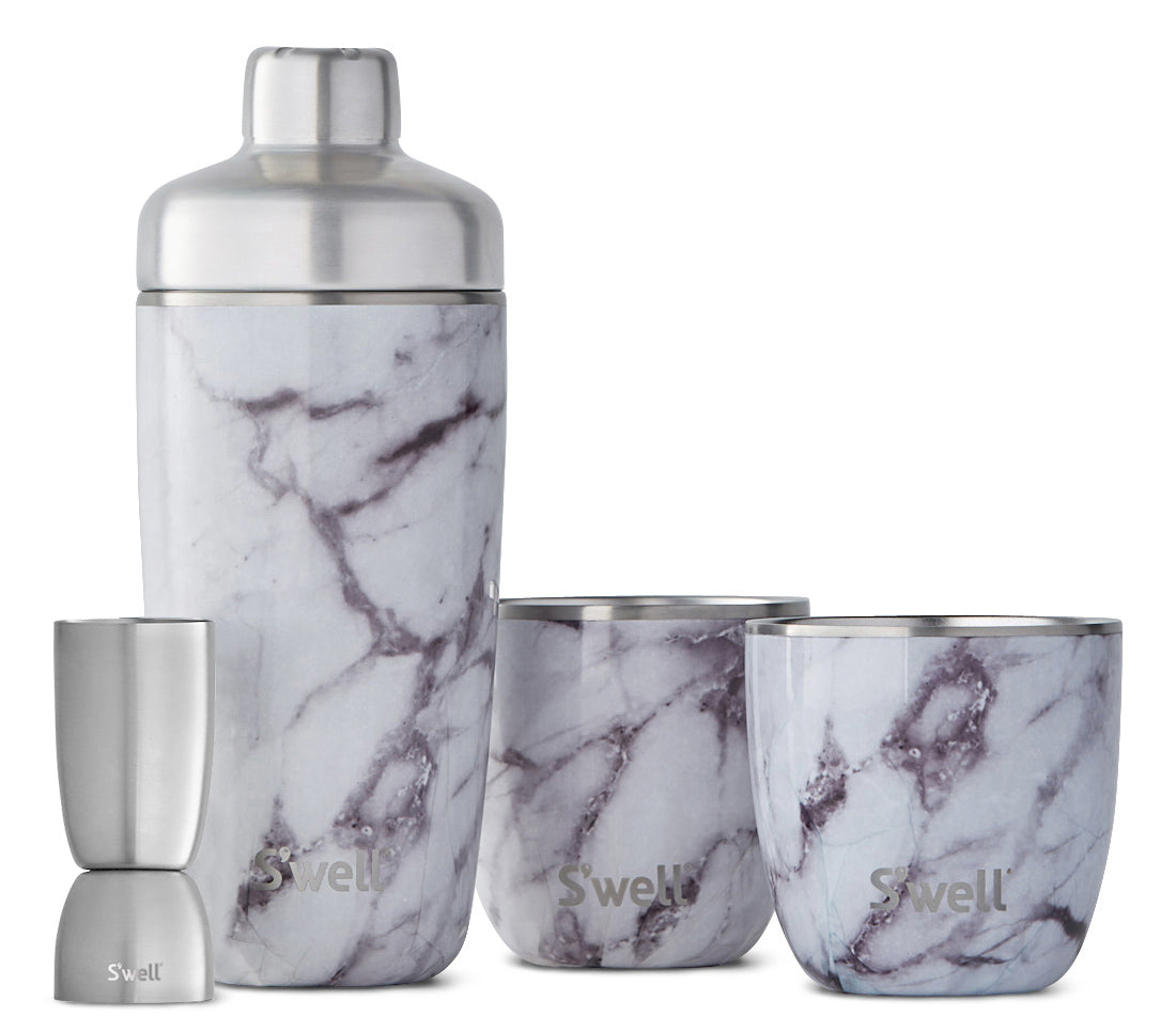 S’well White Marble Cocktail Kit