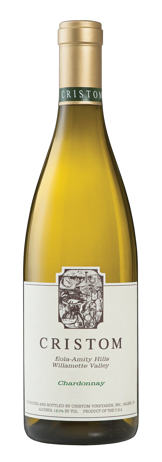 Cristom Eola-Amity Hills Chardonnay 2022  Front Bottle Shot