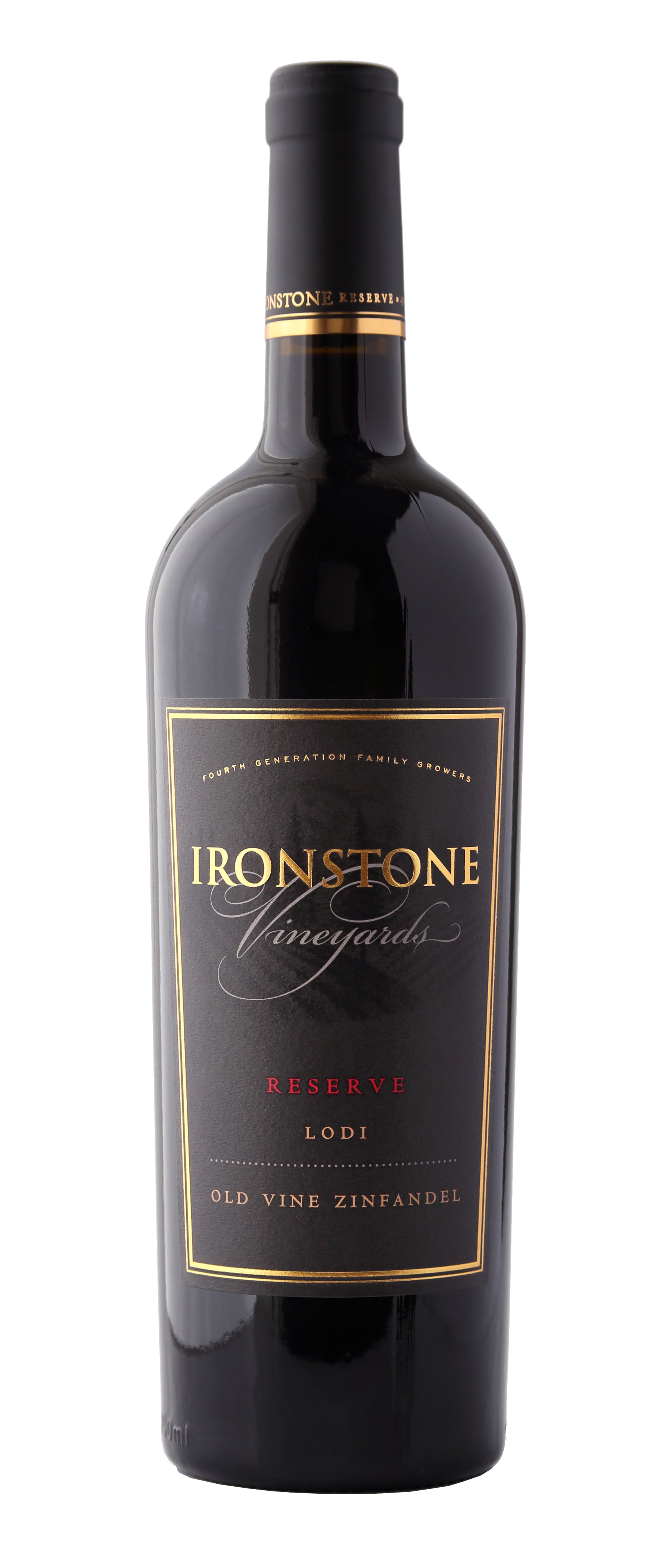 Ironstone Reserve Old Vine Zinfandel 2021  Front Bottle Shot
