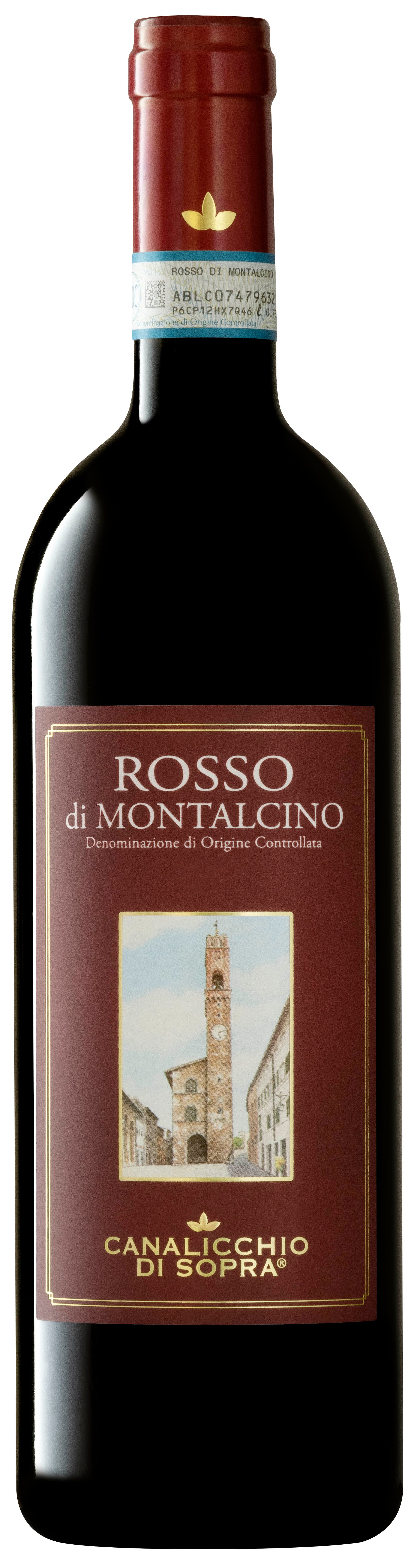 Canalicchio di Sopra Rosso di Montalcino 2022  Front Bottle Shot