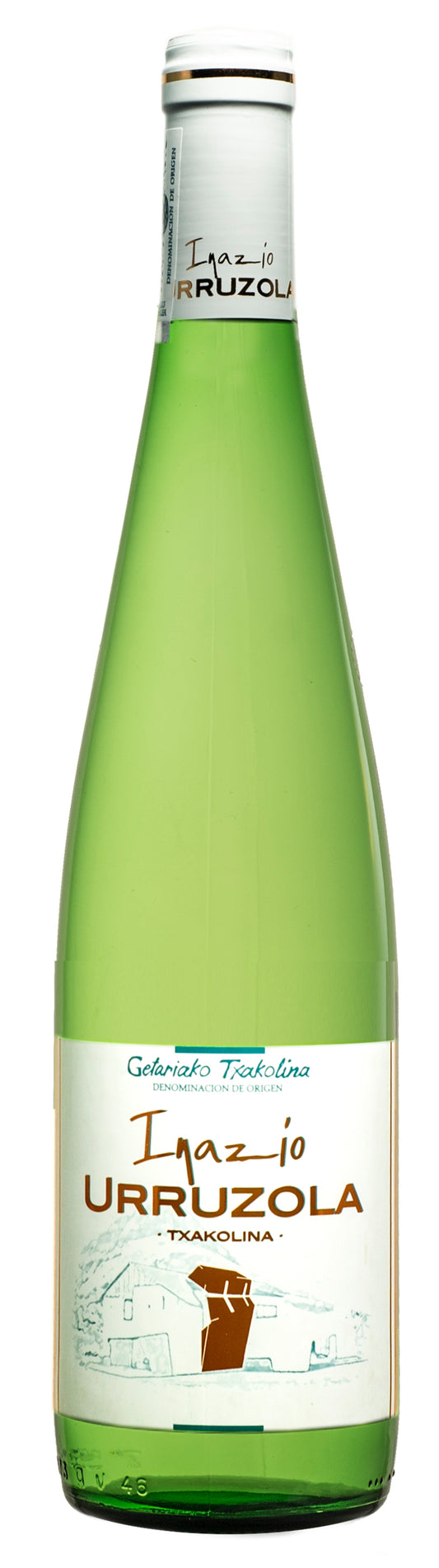 Inazio Urruzola Txakolina 2022  Front Bottle Shot