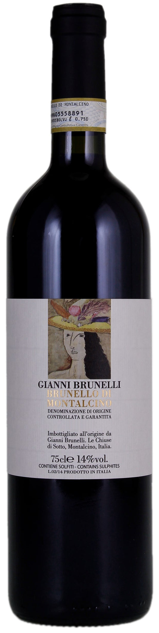 Gianni Brunelli Brunello di Montalcino 2020  Front Bottle Shot