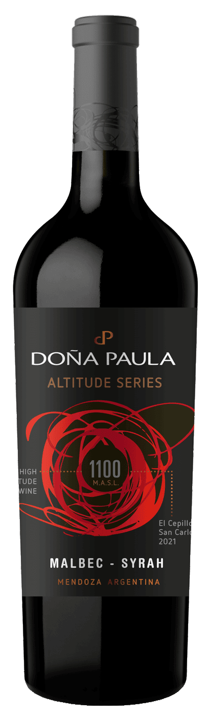 Dona Paula 1100 Red 2021  Front Bottle Shot