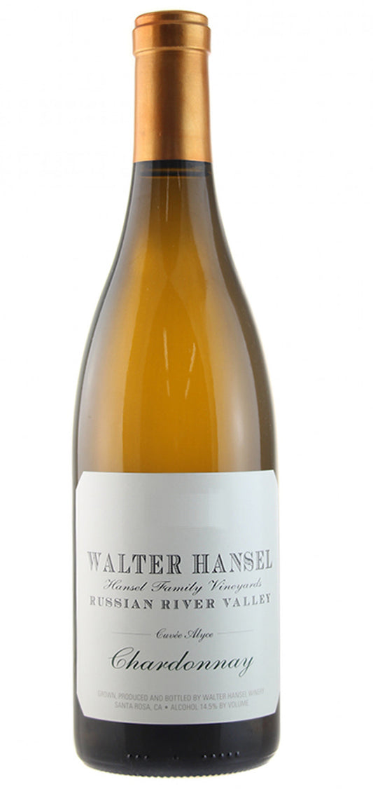 Walter Hansel Cuvee Alyce Chardonnay 2022  Front Bottle Shot