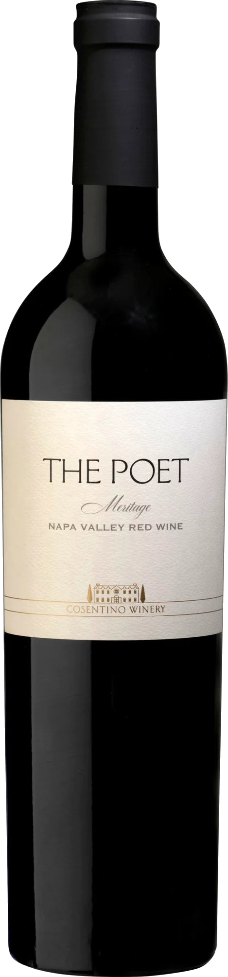 Cosentino The Poet Red Meritage 2021  Front Bottle Shot