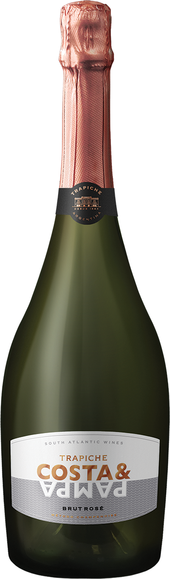 Trapiche Costa & Pampa Brut Rose  Front Bottle Shot