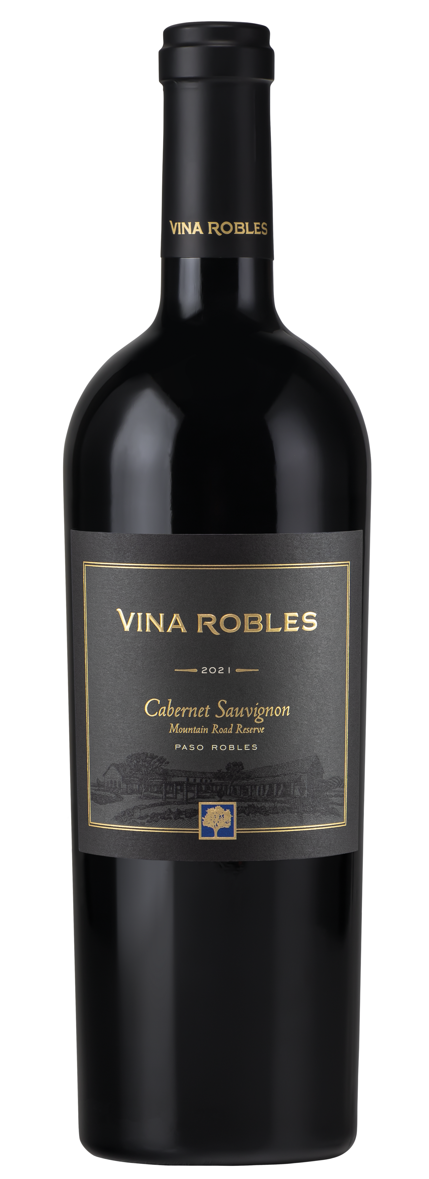 Vina Robles Mountain Road Reserve Cabernet Sauvignon 2021  Front Bottle Shot