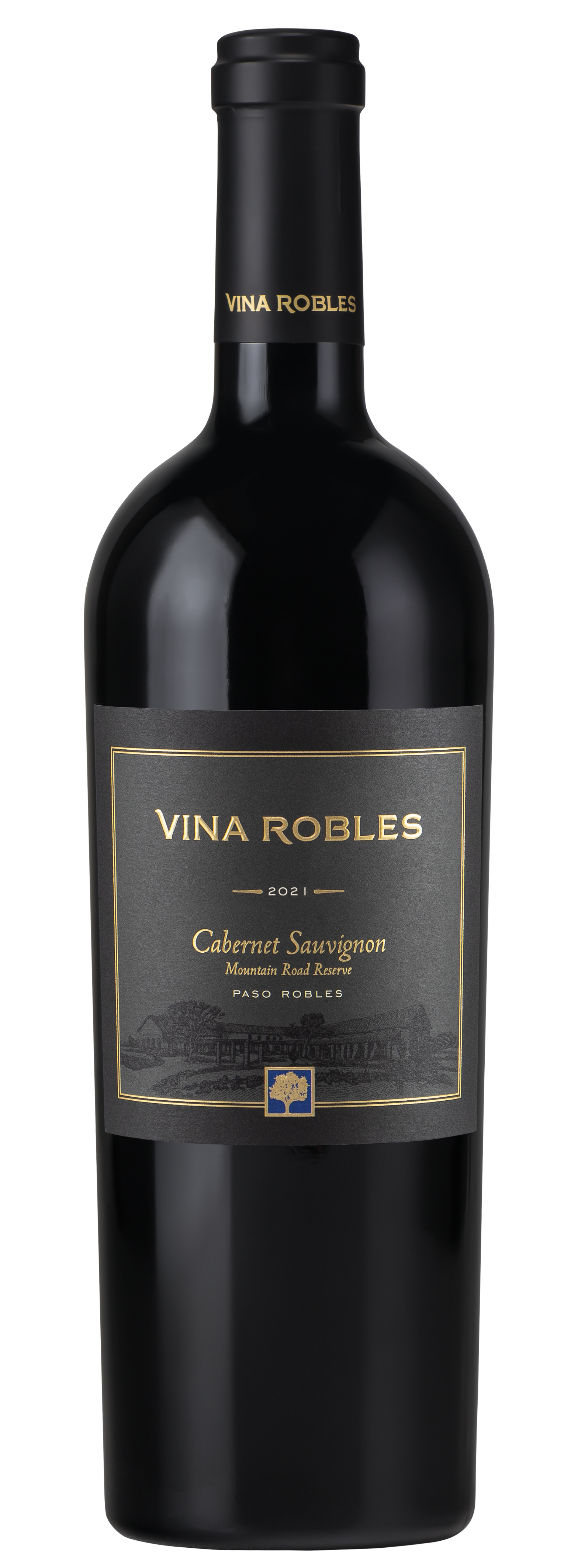 Vina Robles Mountain Road Reserve Cabernet Sauvignon 2021  Front Bottle Shot