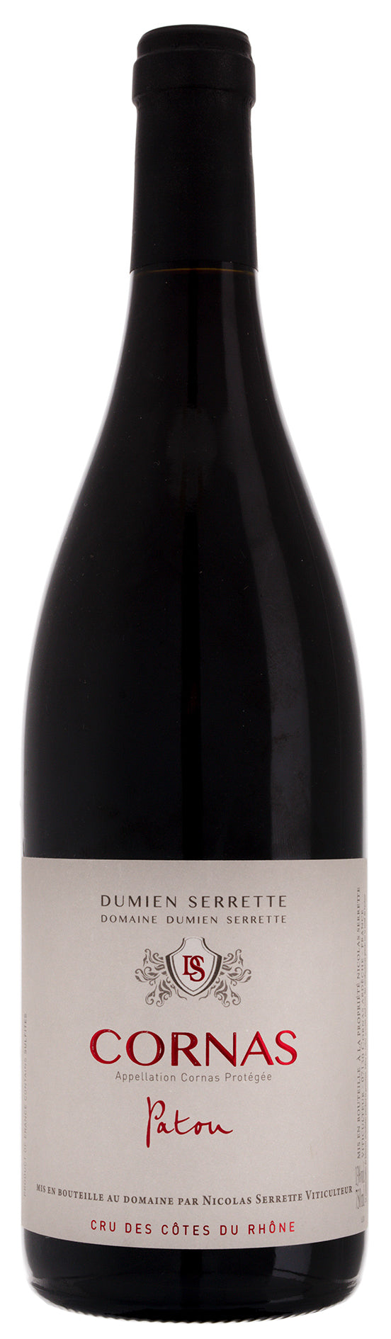 Domaine Dumien-Serrette Cornas Patou 2022  Front Bottle Shot