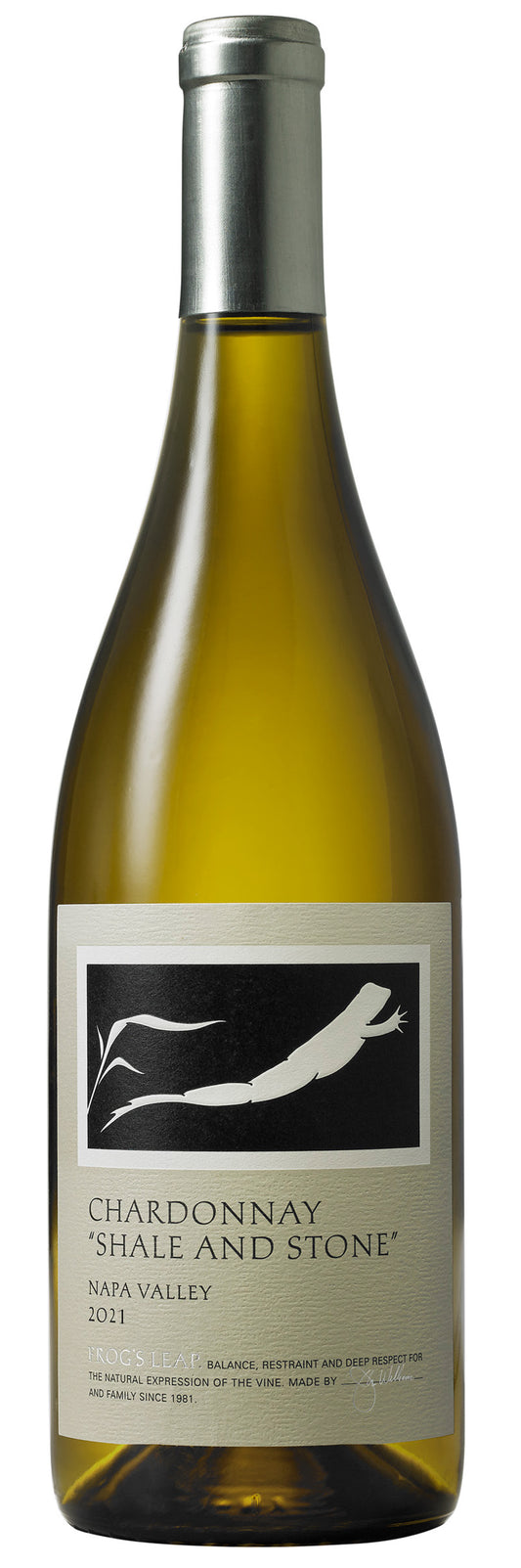 Frog's Leap Shale and Stone Napa Valley Chardonnay 2022  Front Bottle Shot