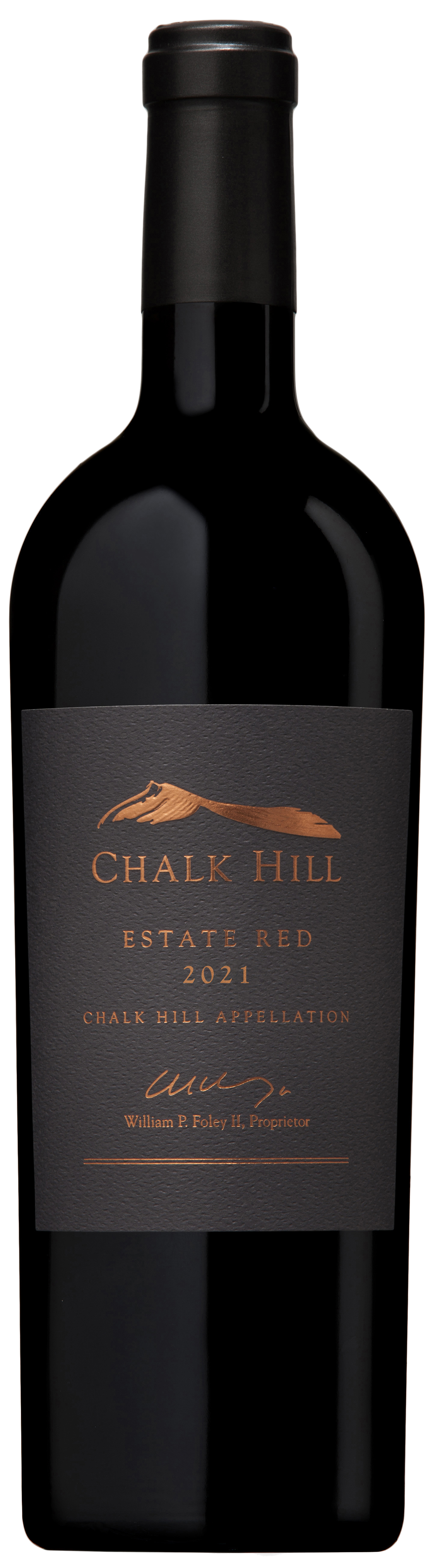 Chalk Hill Estate Red 2021  Front Bottle Shot