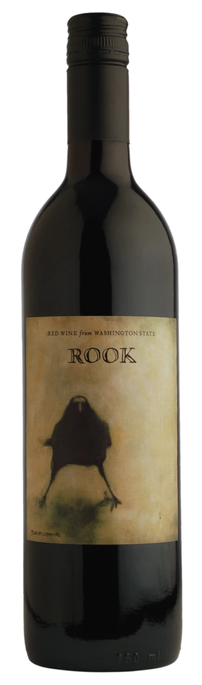 Corvidae Rook Merlot 2019  Front Bottle Shot