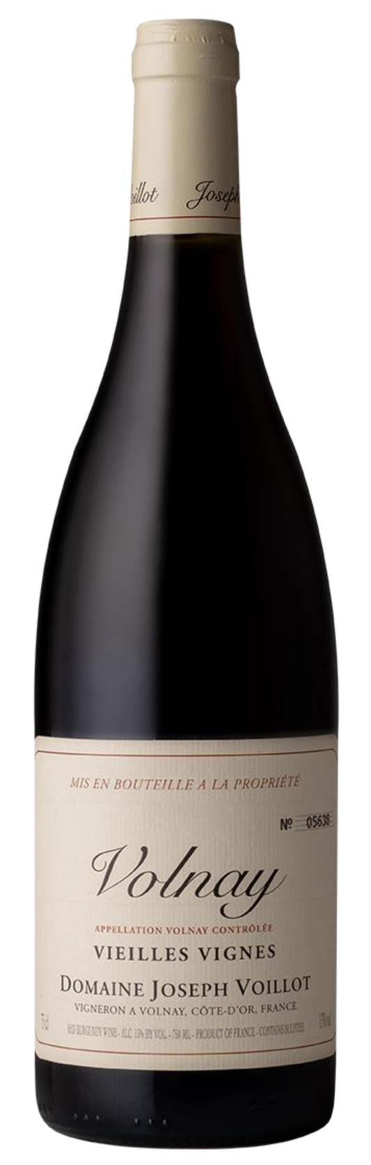 Domaine Joseph Voillot Volnay Vieilles Vignes 2022  Front Bottle Shot