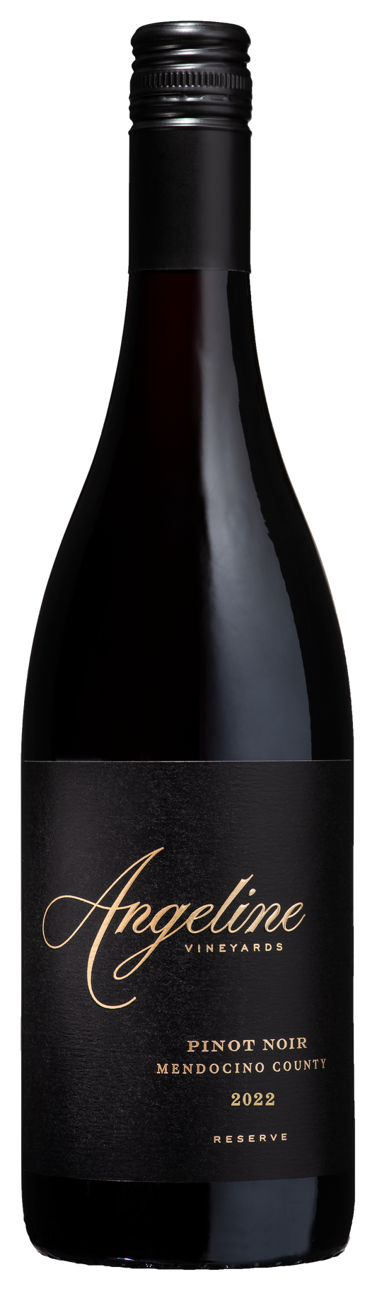 Angeline Reserve Pinot Noir 2022  Front Bottle Shot