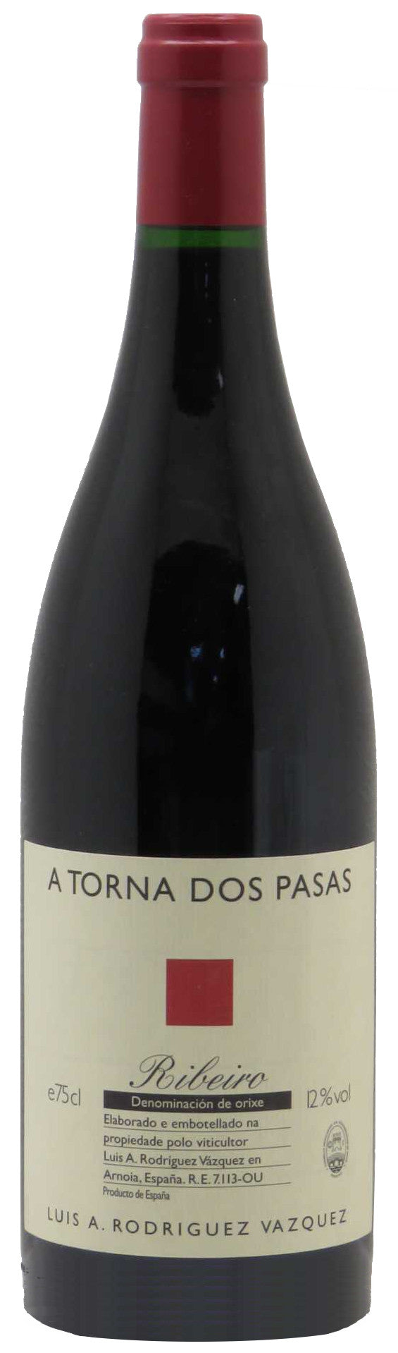 Luis A. Rodriguez Vazquez A Torna Dos Pasas 2021  Front Bottle Shot