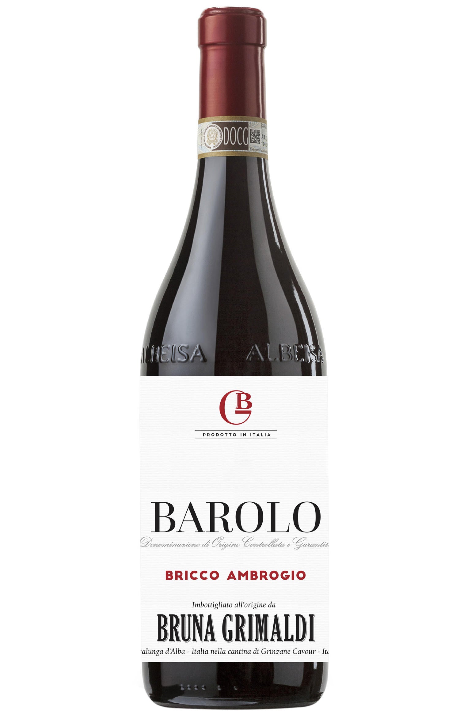 Bruna Grimaldi Barolo Bricco Ambrogio 2020  Front Bottle Shot
