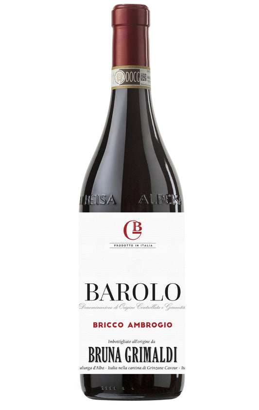 Bruna Grimaldi Barolo Bricco Ambrogio 2020  Front Bottle Shot