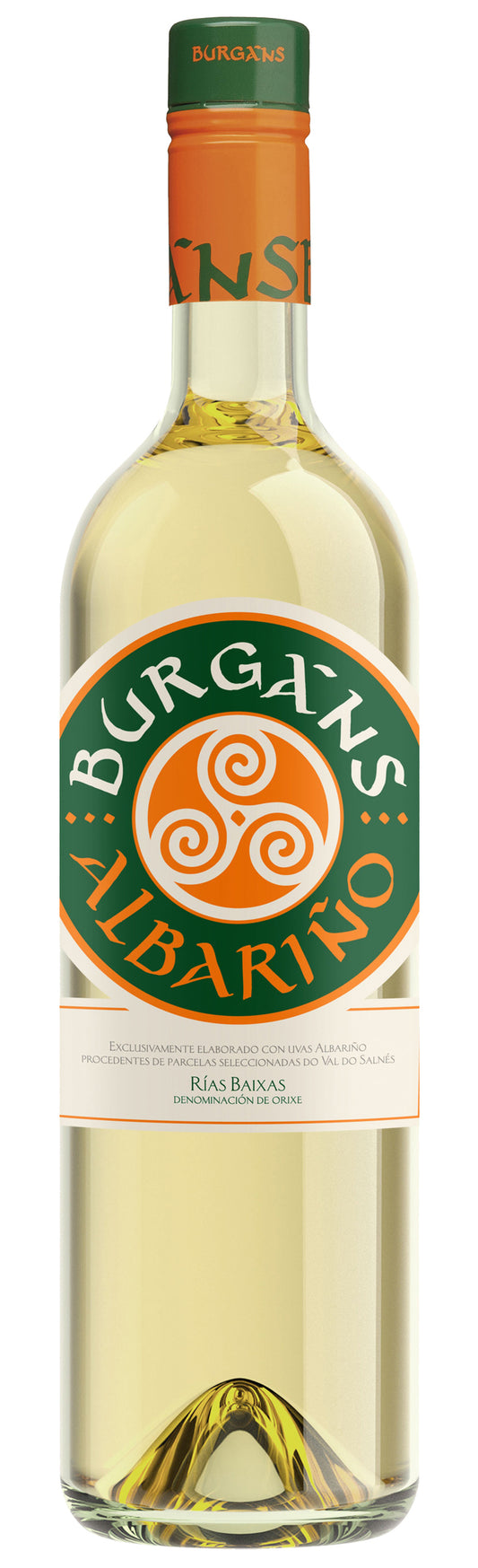 Burgans Albarino 2023  Front Bottle Shot
