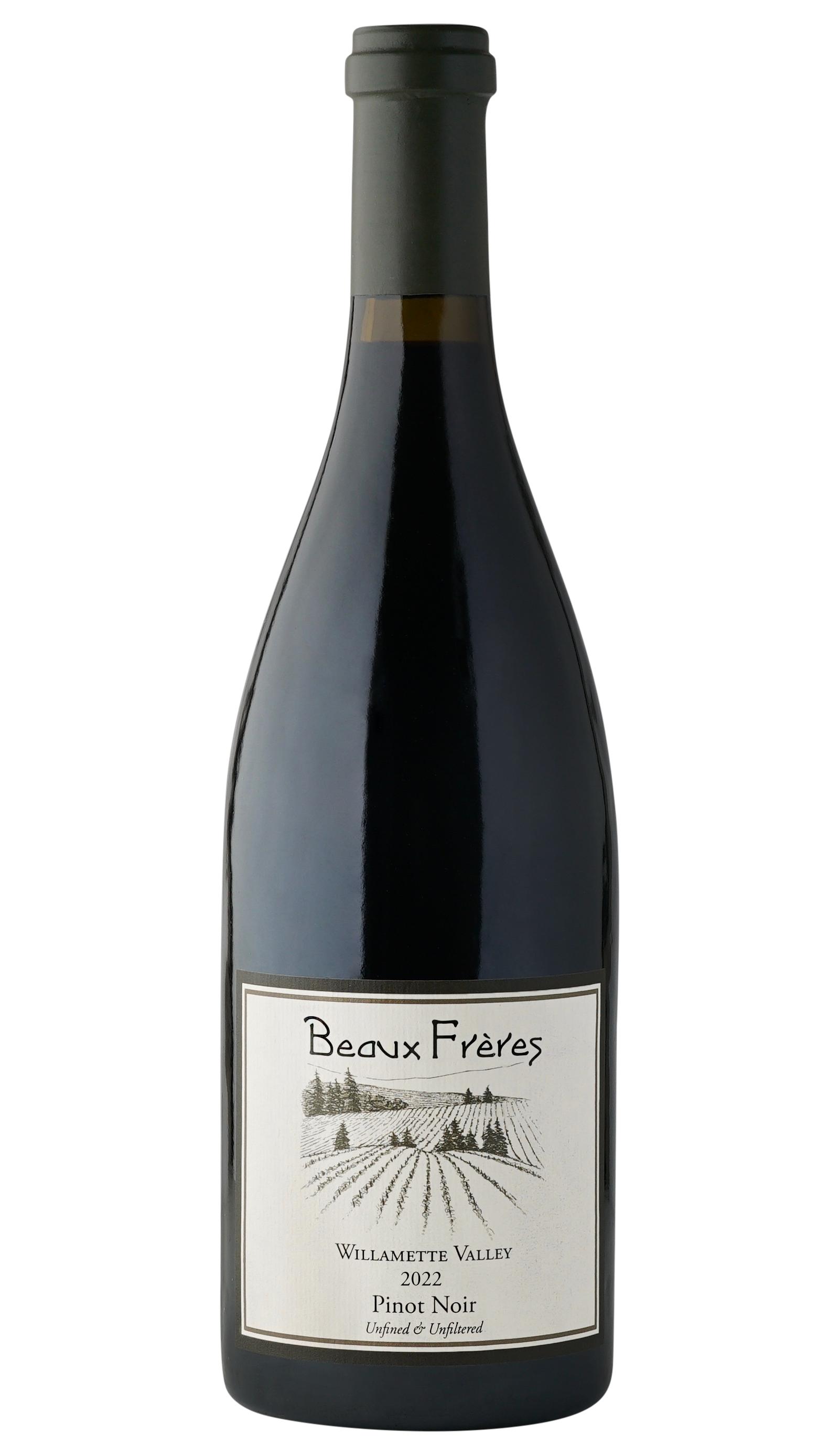 Beaux Freres Willamette Valley Pinot Noir 2022  Front Bottle Shot