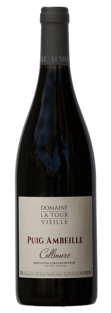 Domaine La Tour Vieille Puig Ambielle Collioure 2022  Front Bottle Shot