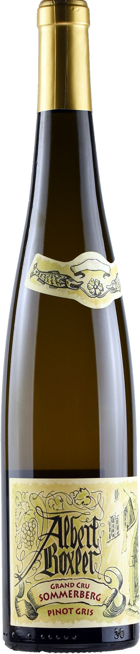 Albert Boxler Sommerberg Wibtal Pinot Gris 2020  Front Bottle Shot
