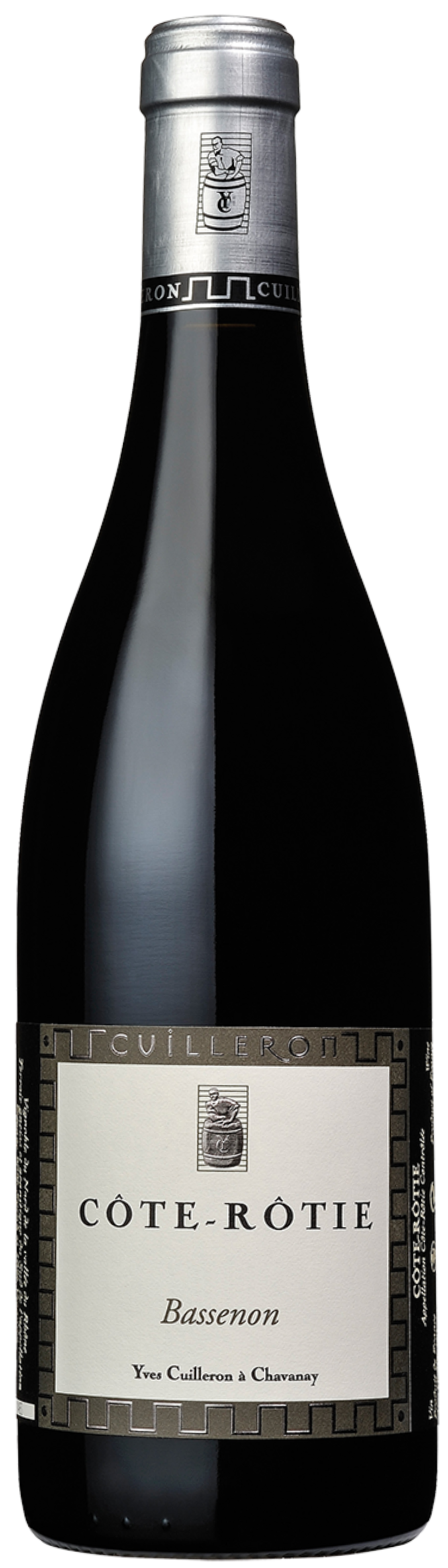 Yves Cuilleron Cote-Rotie Bassenon 2022  Front Bottle Shot