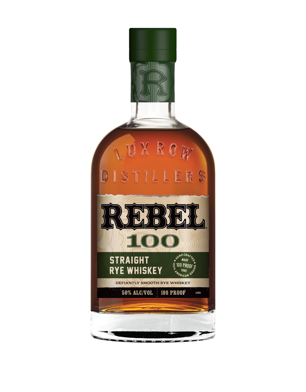 REBEL 100 STRAIGHT RYE WHISKEY 750 ML