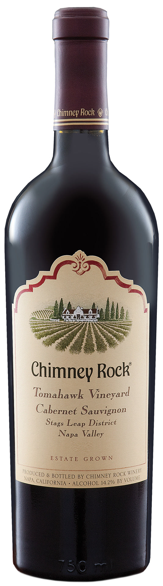 Chimney Rock Tomahawk Vineyard Cabernet Sauvignon 2021  Front Bottle Shot