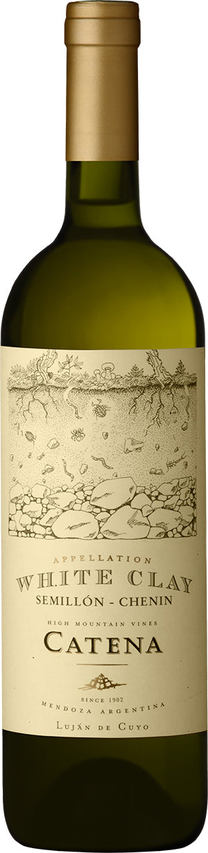 Catena Appellation Lujan de Cuyo White Clay Semillon-Chenin Blanc 2023  Front Bottle Shot