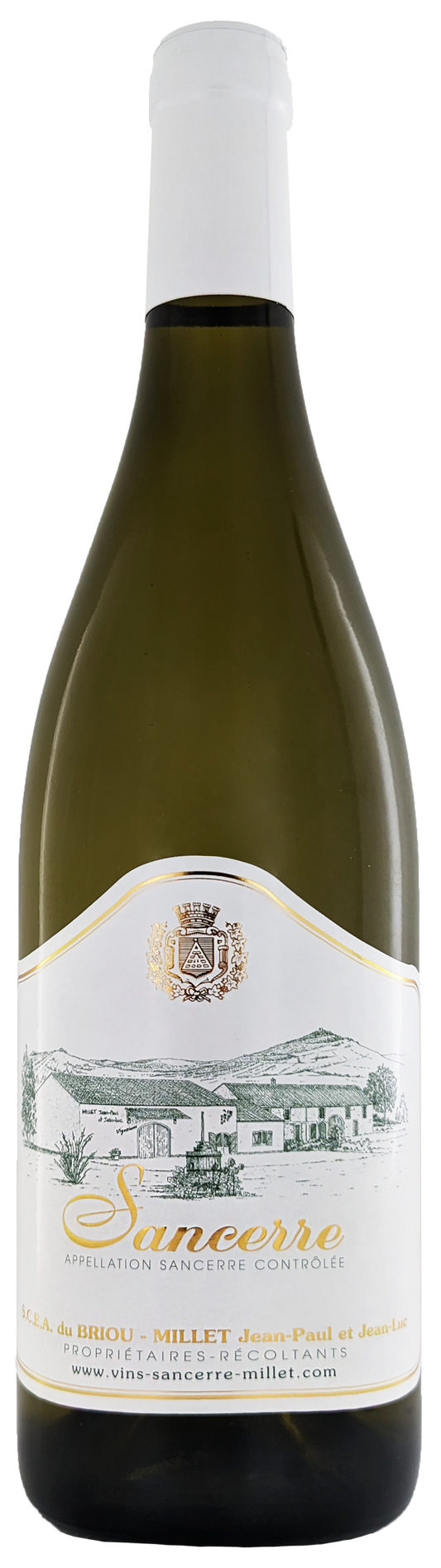 Jean-Luc Millet Sancerre 2023  Front Bottle Shot