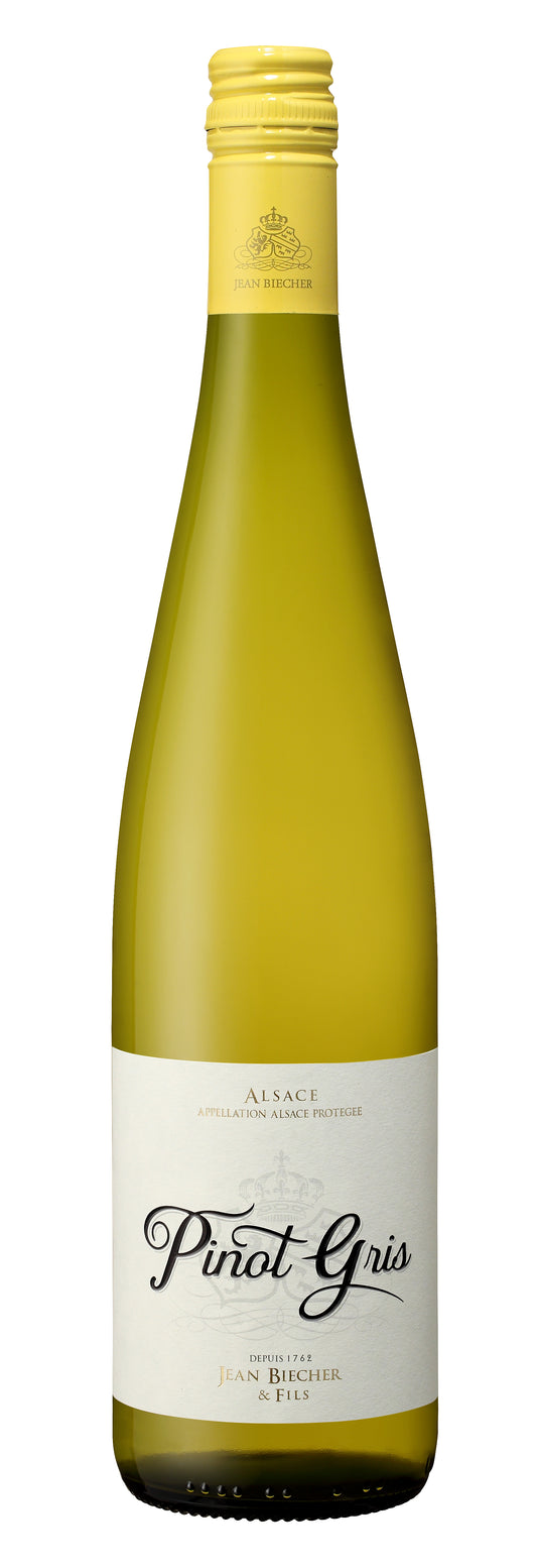 Jean Biecher Pinot Gris 2023  Front Bottle Shot